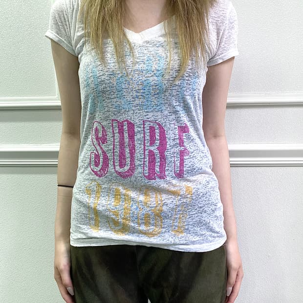 Y2K kitsch Mood Print Slim Fit Tee