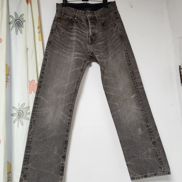 아르마니익스체인지 빈티지 워싱 데님 청바지28