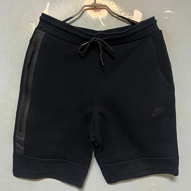 NIKE 나이키 테크 플리스 쇼츠 남자 반바지 블랙 캐주얼 M 30