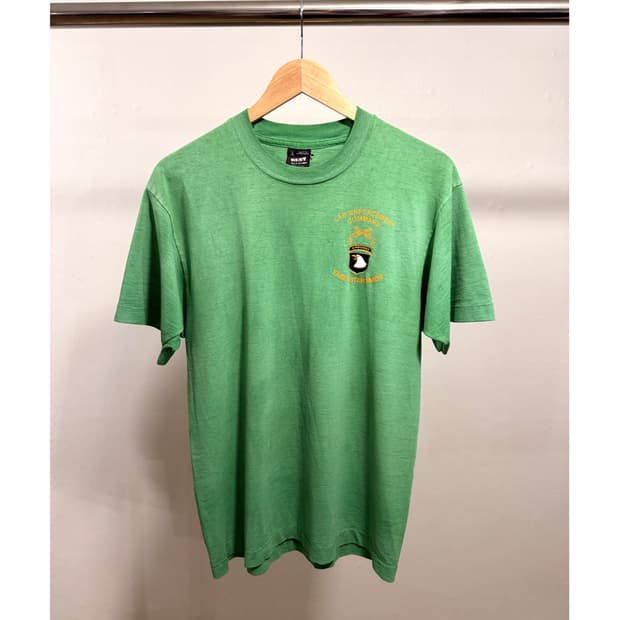 90s Military Graphic Tee Green