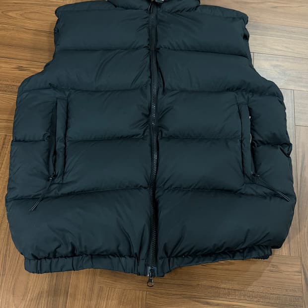 알릭스 패딩 조끼 베스트 블랙