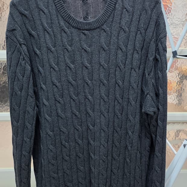 무탠다드 케이블 니트 그레이 M