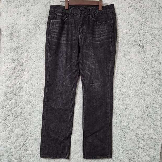 H896 [48] 페이탈리즘 블랙 데님 청바지