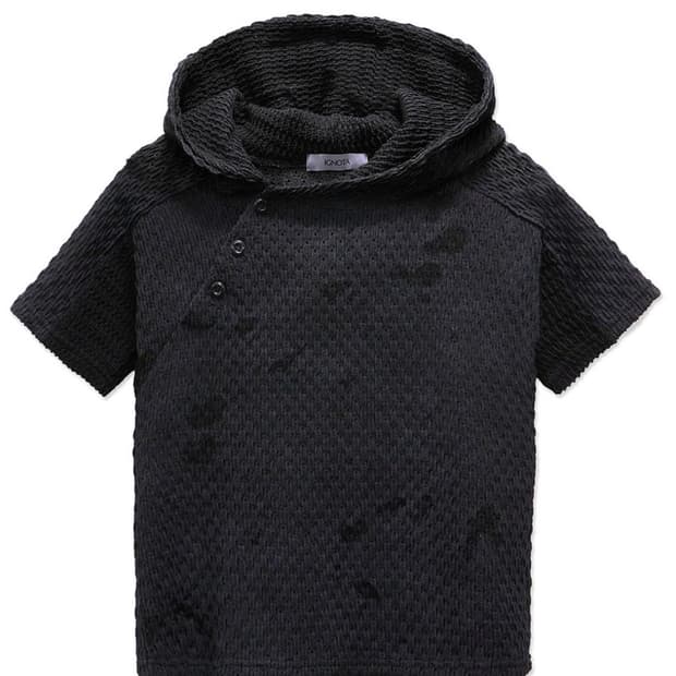 IGNOTA CORE:12 BUTTON HOODIE/ S