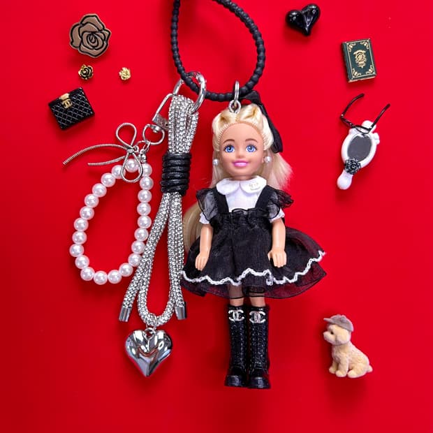 (특가)_(2)바비키링 정품USA 마텔사 바비인형 커스텀키링