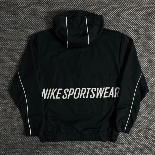 나이키 빅로고 블릭 우븐 아노락 웜업 o 2840