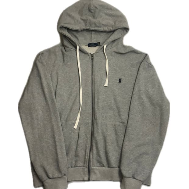 폴로 랄프로렌 그레이 후드집업 L