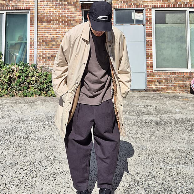 hagumu:  밴딩 팬츠 린넨 혼방 (31 ~35)