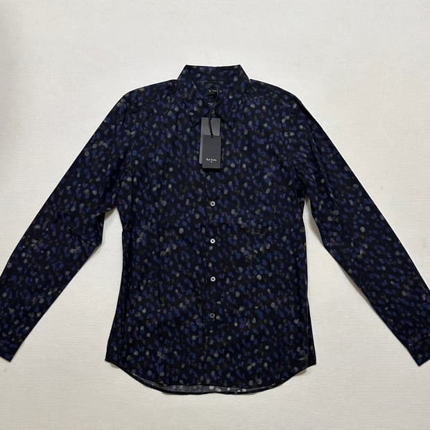 [새상품] 폴스미스(Paul Smith) 닷 프린트 긴팔셔츠 M