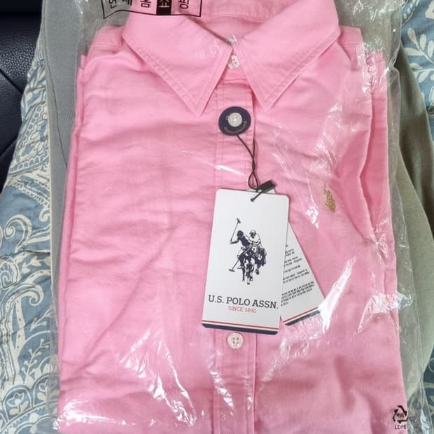 U.S. Polo Assn 폴로 핑크 셔츠