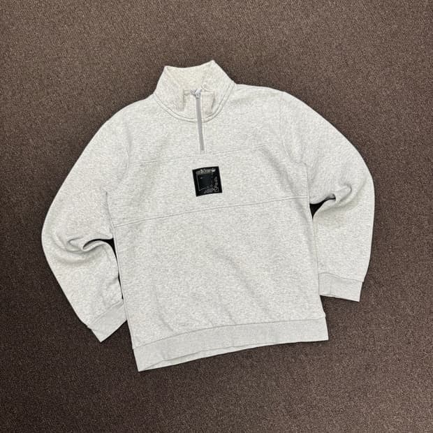 S)아디다스 빈티지 로고 하츠집업 기모 스웻셔츠