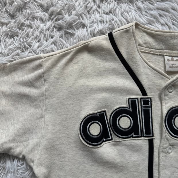 ADIDAS 일본빈티지 야구 유니폼 아디다스 빈티지반팔 XXL 110