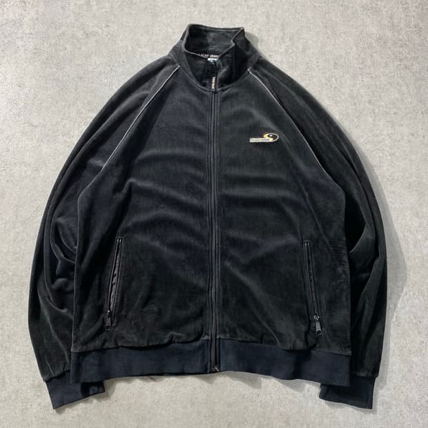 [M-L] T&C Surf 블랙 벨루어 트랙탑 져지