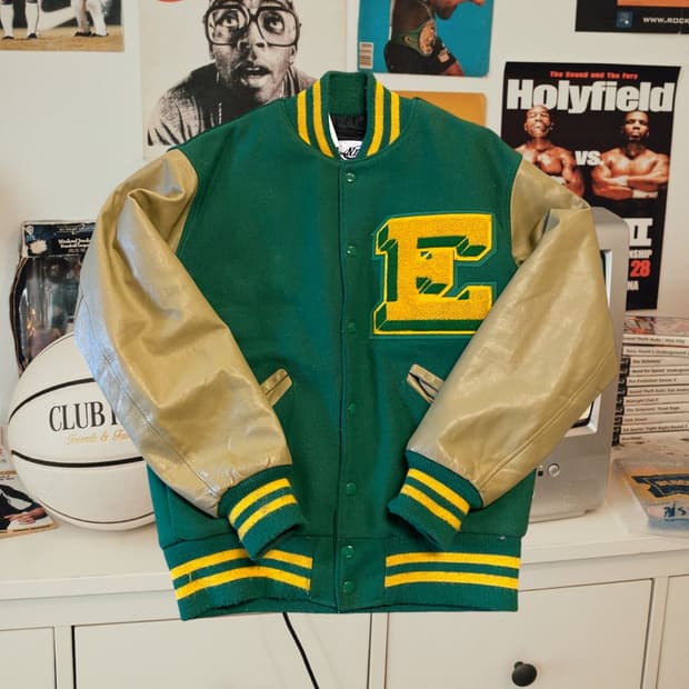 빈티지 울 베이스볼 자켓 (Man L) AA1305