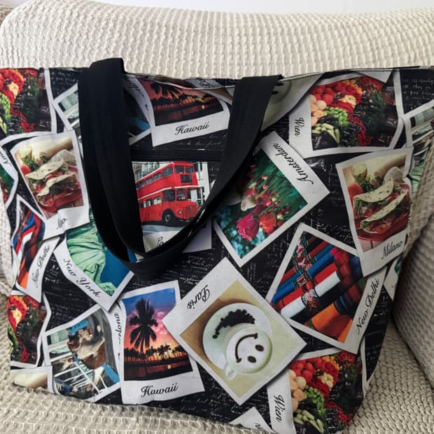 일본 여행용 빅쇼퍼백 숄더백 