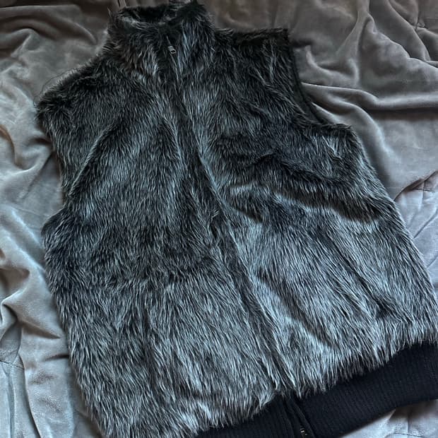 일본 빈티지 퍼조끼 판매합니다