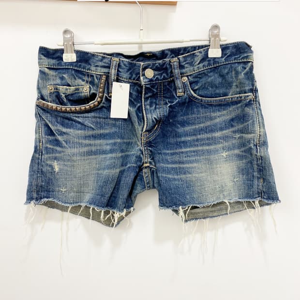 Hysteric Glamour 스터드 숏데님