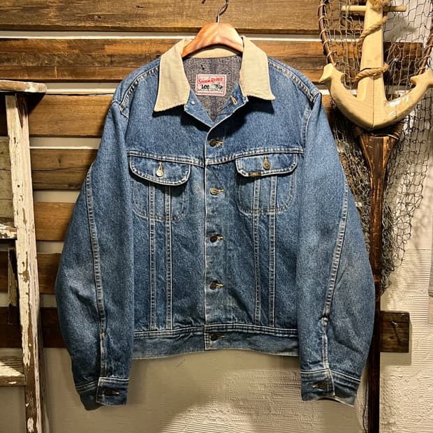 [XL]90's Lee USA 스톰라이더 블랭킷 데님 트러커 자켓 R10
