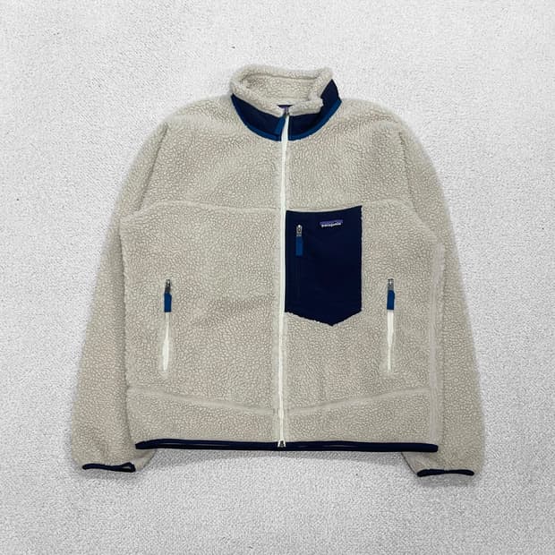 파타고니아 레트로-X 플리스 후리스 자켓 아이보리