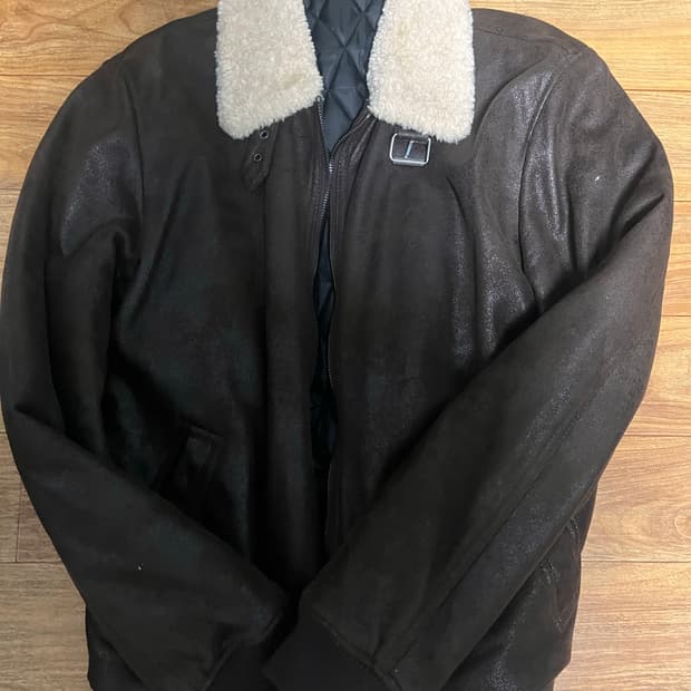 자라 브라운 무스탕 자켓L