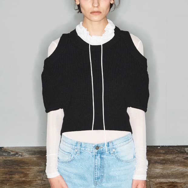 open yy cut-out knit (새상품)