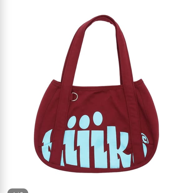 (새상품)키지코 Easy Slouchy Sweat Bag Burgundy