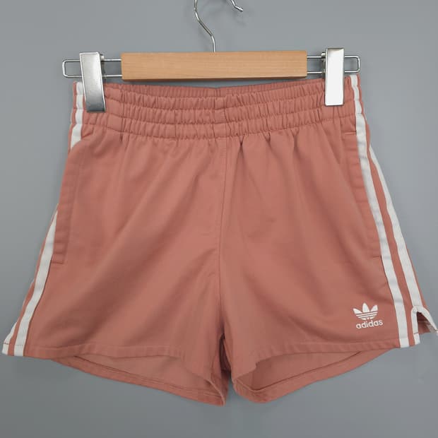 여성 아디다스 adidas 클래식 3선 트레포일 반바지 S