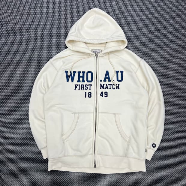 후아유 아이보리 후드집업