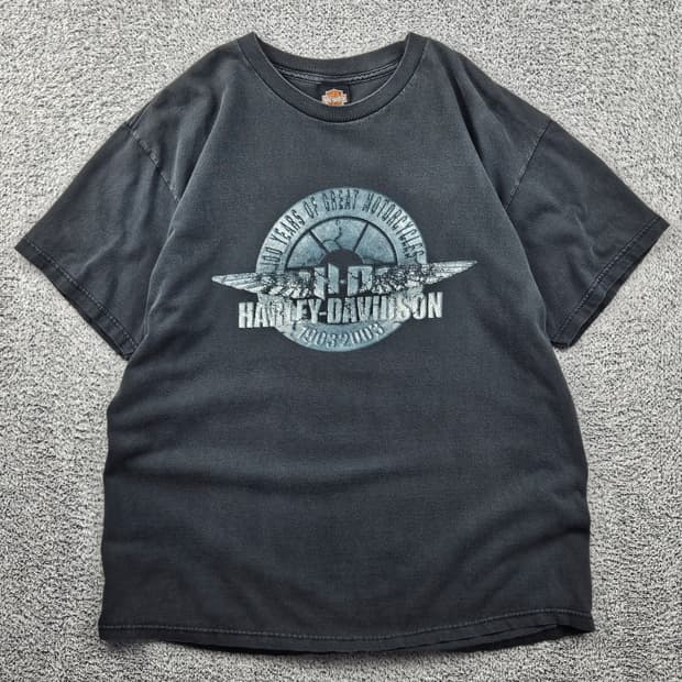 USA 할리데이비슨 빈티지 반팔 티셔츠 ( XL ) / 11846