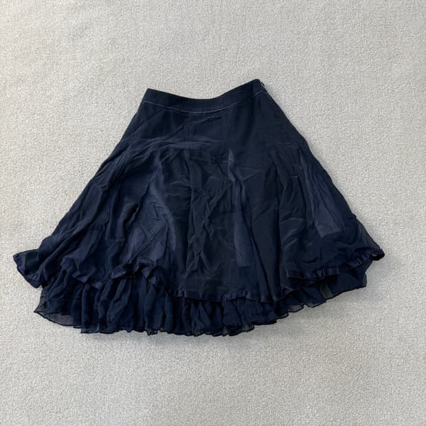 64 한섬 타임 여성 플리츠 스커트 0204T2