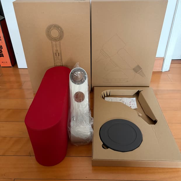 다이슨 슈퍼소닉 수퍼소닉 드라이기 HD03 푸시아/니켈 +거치대+케이스