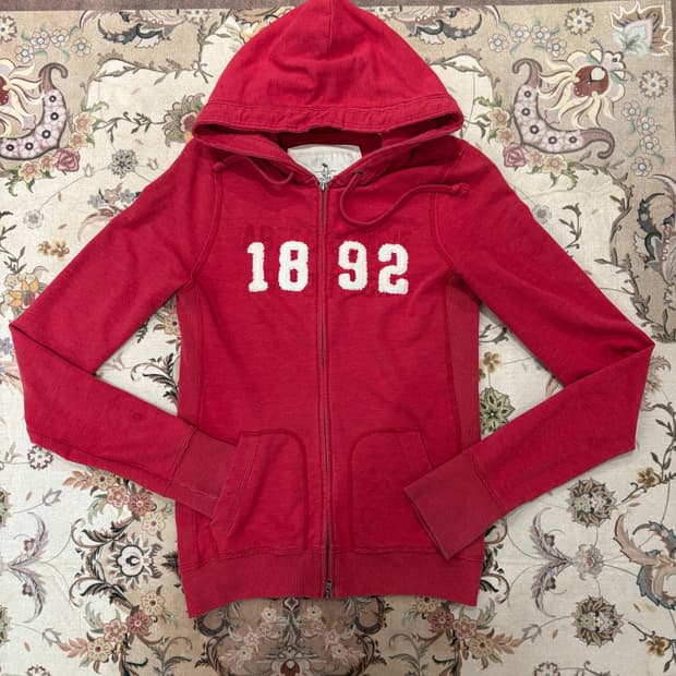 아베크롬비 y2k 딱붙 후드집업