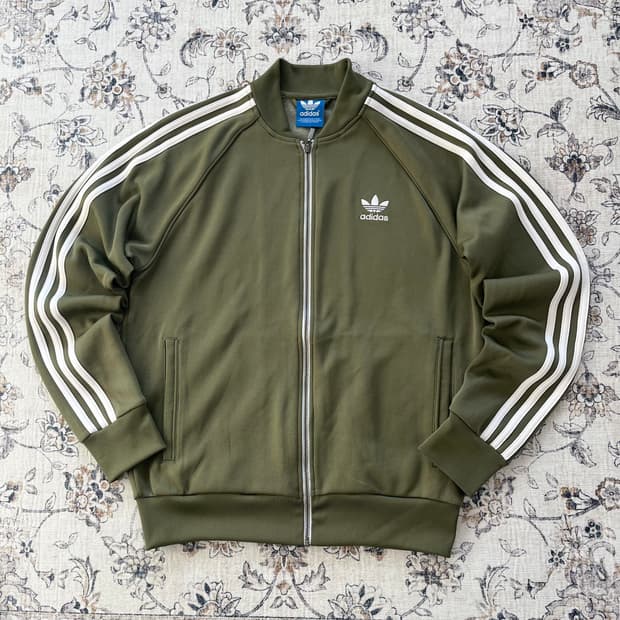 아디다스 일본판 카키 유로파 트랙탑 져지