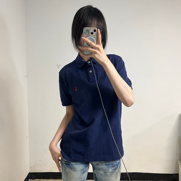 Polo Ralph Lauren Navy Collar T-Shirt