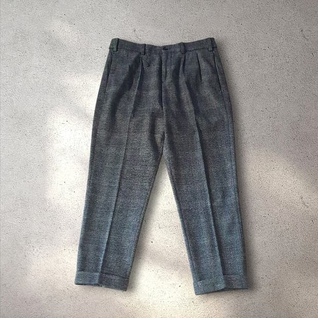 (30사이즈) 자라 슬랙스 울 팬츠 그레이 체크 바지