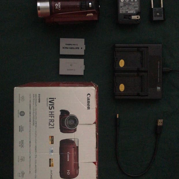 캠코더) canon ivis hf r21 (작례o)