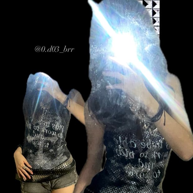 펑크 민소매 후드 슬리브리스