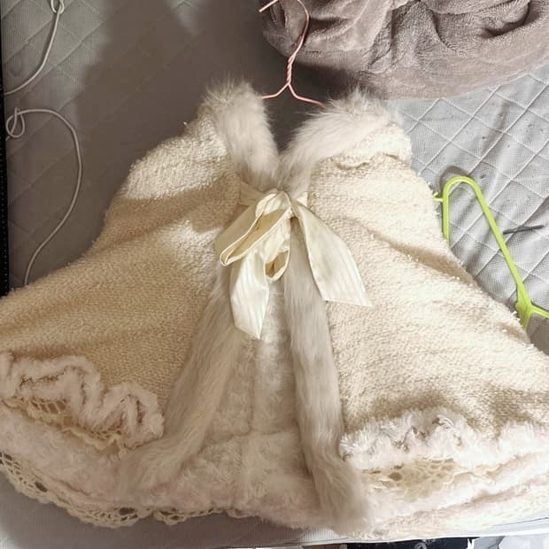 빈티지 니트망토 케이프 그런지페어리 캐캐체 모리걸 핀터깔 달천 대장y2k