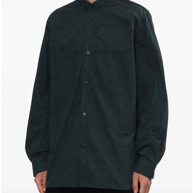 준야 와타나베 맨 25FW 코튼 플란넬 셔츠 L