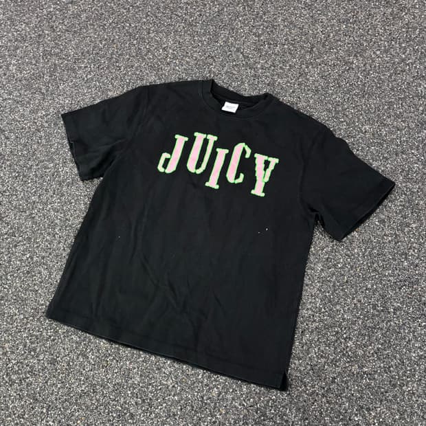 쥬시꾸뛰르 빅로고 반팔티