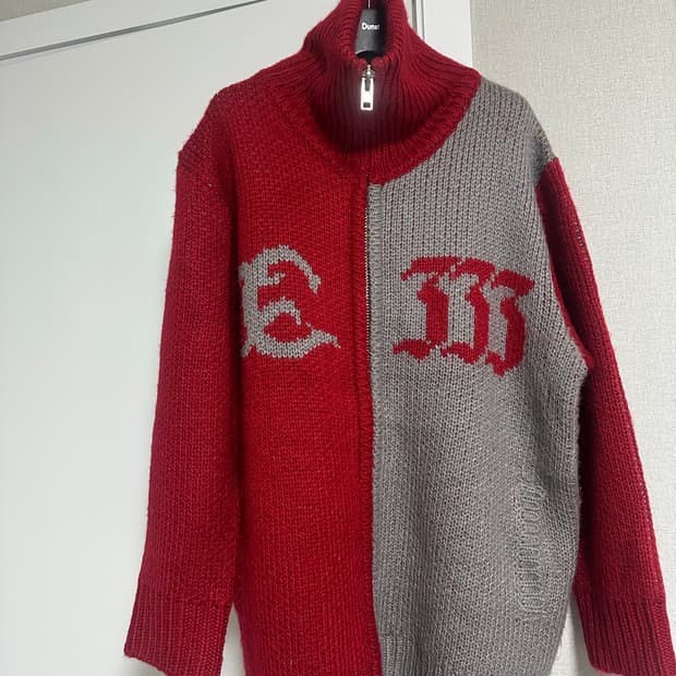 큐리티 니트집업