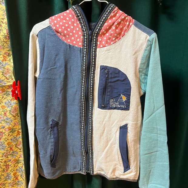 일본 빈티지 후드집업 아우터