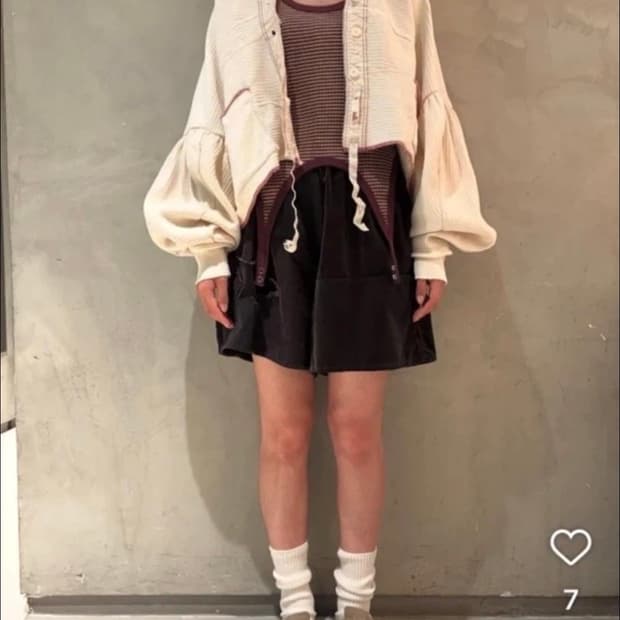 77circa 나나서카 볼레로 가디건