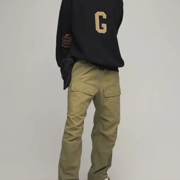피어오브갓 7th 빈티지 카고 팬츠 올리브   FEAR OF GOD SE