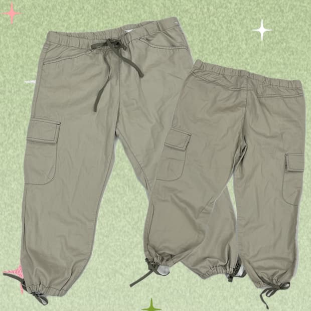 카고스트랩 포인트 7부 조거팬츠 하구미 그런지 에스닉 히피 오리엔탈