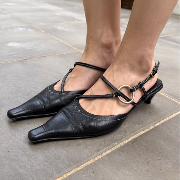 Prada 90s vintage kitten heels