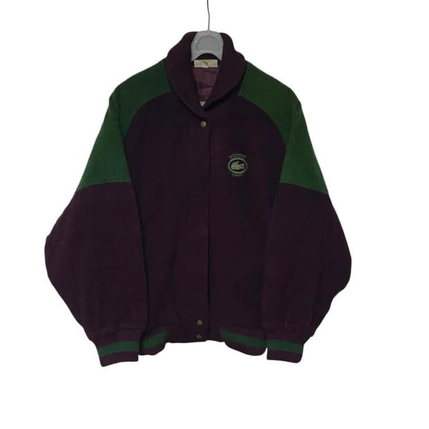 라코스테 90s 모직 블루종 자켓