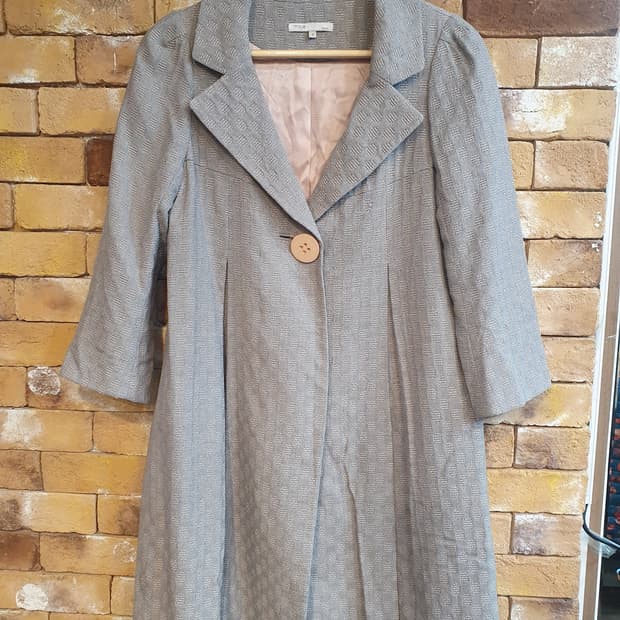 maje 마쥬 헤링본 코트 95사이즈