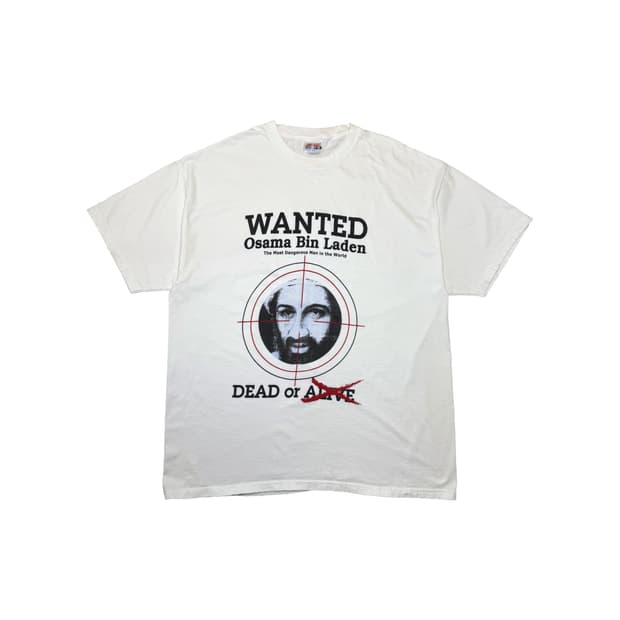 00’s 오사마 빈 라덴 티셔츠