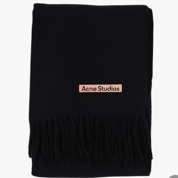 아크네스튜디오 머플러 블랙